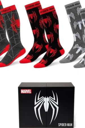 MARVEL - Spider-Man - Pack of 3 Pairs of Socks (Size 38-45) Beste Prijs