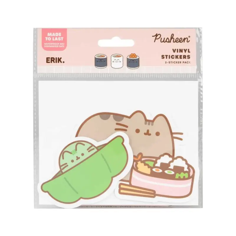 Pusheen Sushi Roll Vinyl Stickers Vol. 4 Set of 2 Beste Prijs