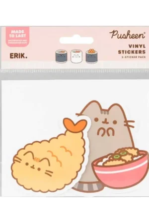 Hete Deal Pusheen Sushi Roll Vinyl Stickers Vol. 2 Set of 2