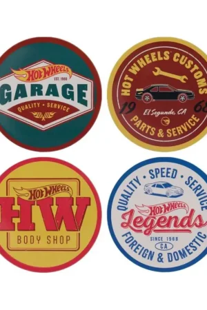 Hot Wheels 4-pack coasters Tijdelijk Beschikbaar