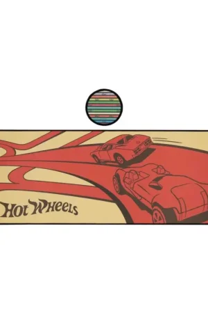 Hot Wheels coated desk mat and coaster set Lage Prijs