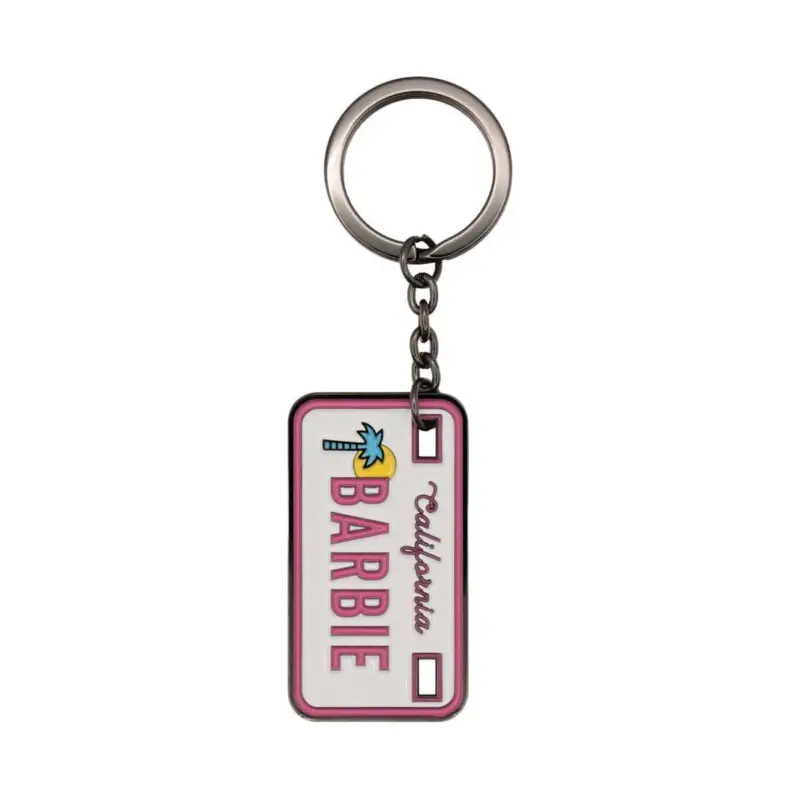Barbie Limited Edition License Plate Keychain Beperkte Voorraad