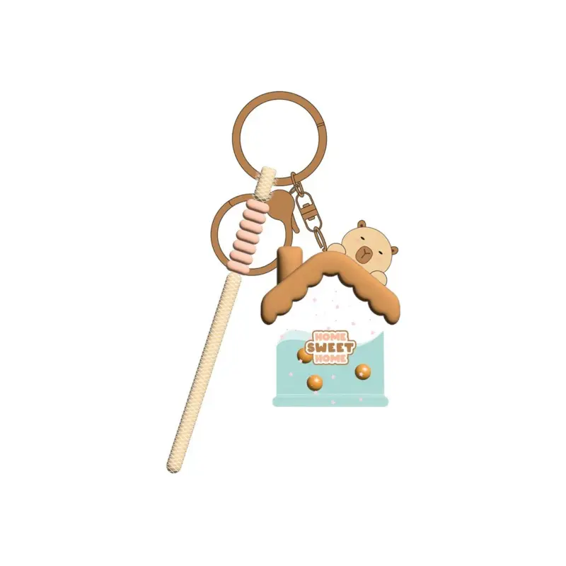 KAWAII - Capybara House - Keychain Koop Vandaag