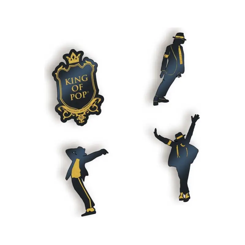 Michael Jackson pins Set (4) Gecertificeerd