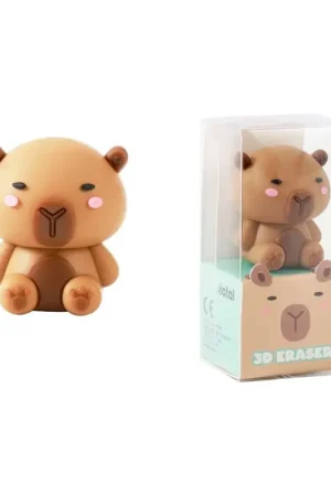 KAWAII - Capybara - 3D Eraser Display - 24pc. Snelle Levering