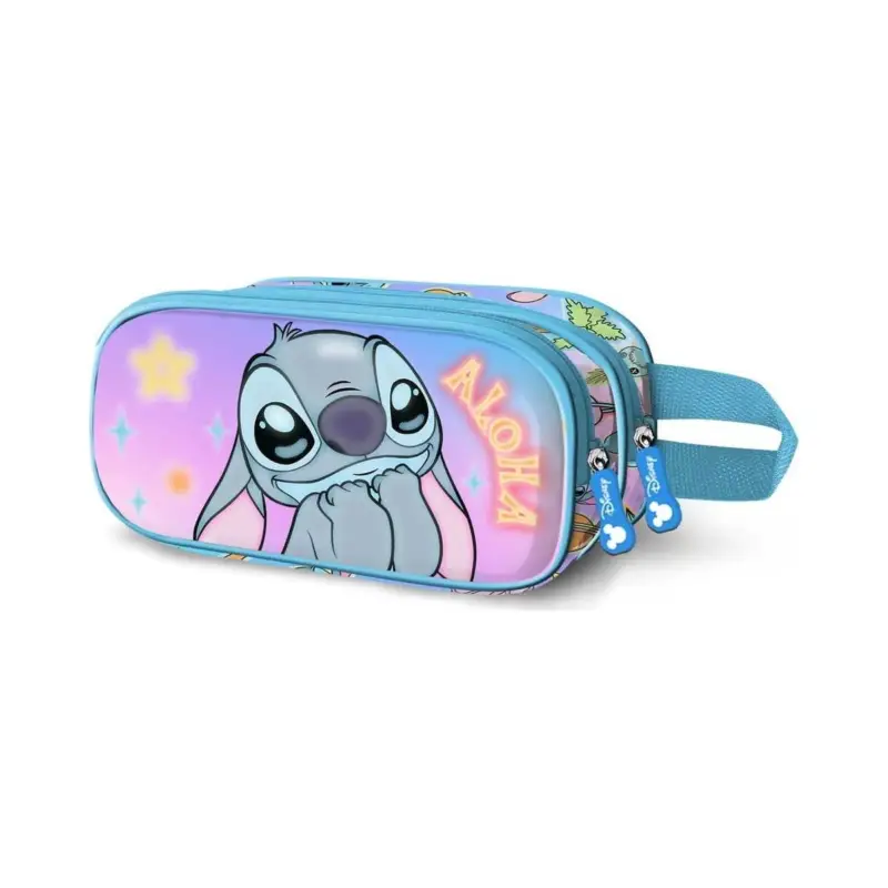 Exclusieve Aanbieding Lilo & Stitch Mischievous 3D Double Pencil Case