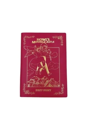 Aanbieding Howl's Moving Castle Hauru & Sophie red gold foil journal