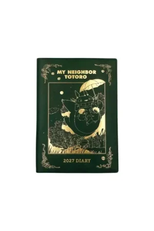 My Neighbor Totoro journal Totoro spinning top green gold foil Premium