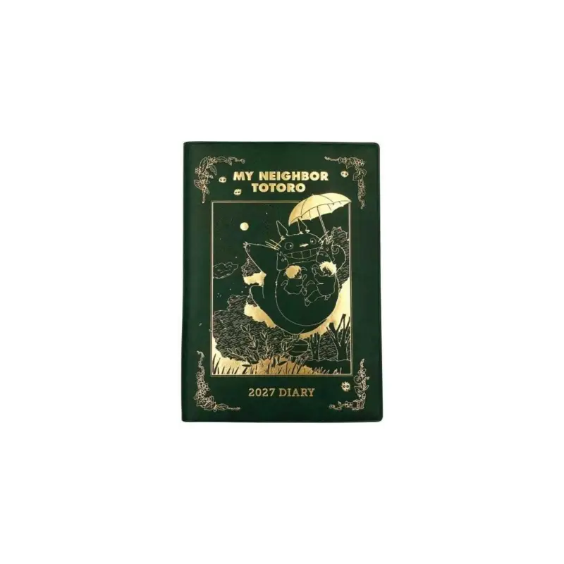 My Neighbor Totoro journal Totoro spinning top green gold foil Premium