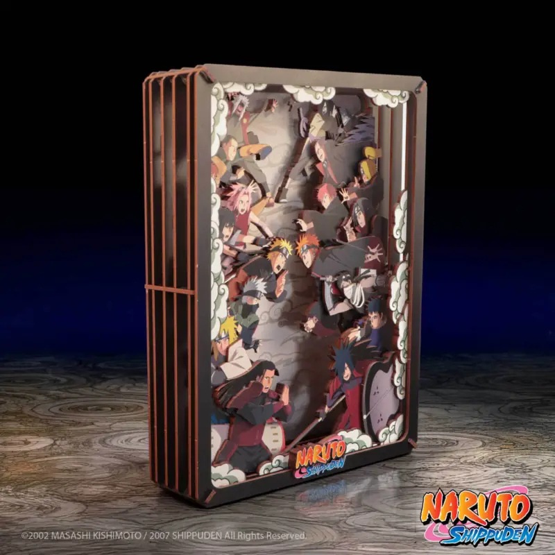 NARUTO - Fight - Wooden Theater (Large) Figuurtje Hoge Kwaliteit