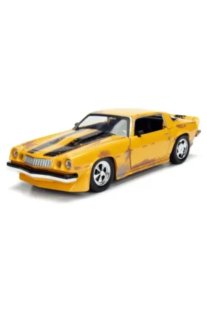 Jada 99307 chevrolet chevy camaro w/diecast collectible yellow transformers 1977 1/24 Snelle Levering