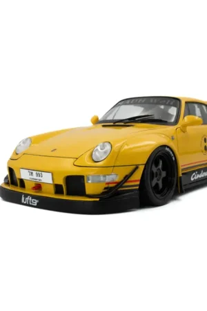 Koop Online Solido 1808507 rwb bodykit cinderella yellow 2020 1/18 Miniatuur