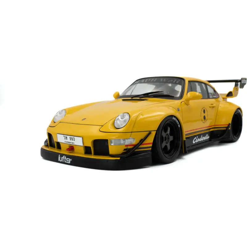 Koop Online Solido 1808507 rwb bodykit cinderella yellow 2020 1/18 Miniatuur