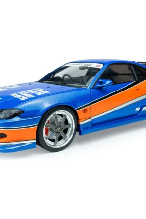 Goedkoop Solido 1812205a nissan silvia (s15) spec-s tokyo drift mona lisa 2006 1/18 Miniatuur