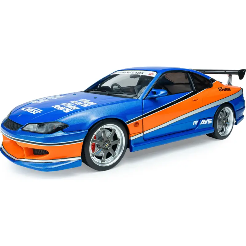 Goedkoop Solido 1812205a nissan silvia (s15) spec-s tokyo drift mona lisa 2006 1/18 Miniatuur