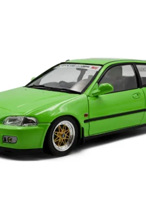 Must-Have Solido 1810408 honda civic (eg6) solido works neon green green 1991 1/18 Miniatuur