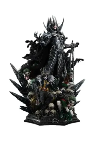 DC Comics Museum Masterline Statue 1/3 Dark Nights: Death Metal The Batman Who Laughs & Robin King Deluxe Version 85 cm Hoge Kwaliteit