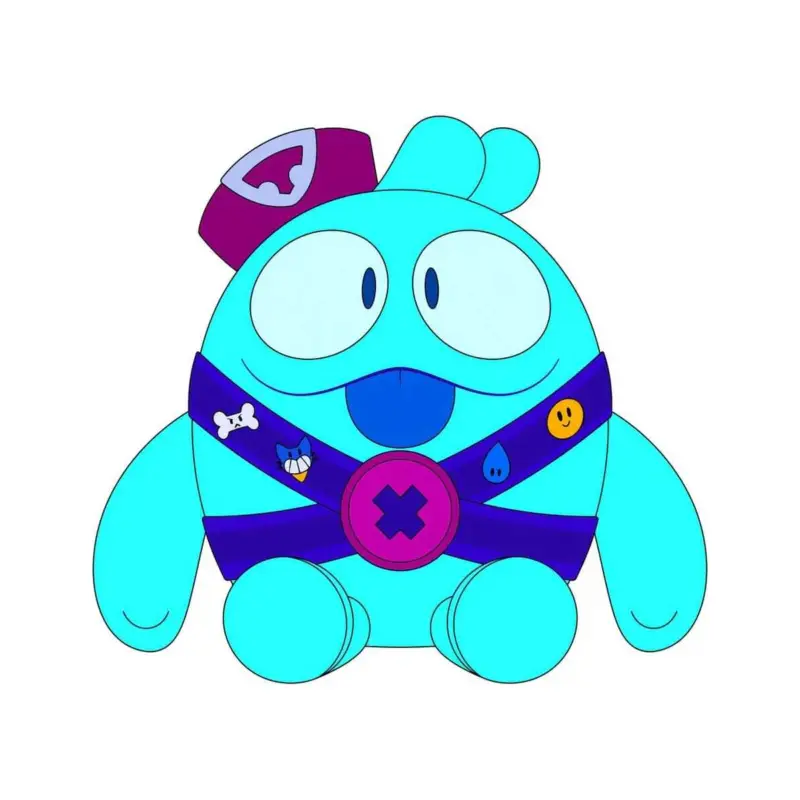 Brawl Stars plush toy Squeak 22 cm Nu Kopen