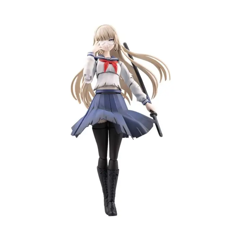 Snelle Levering Sousai Shojo Teien Plastic Model Kit 1/10 Kuon Yakushiji Maria Kagaribi Damage Ver. School Girl Emulation 16 cm