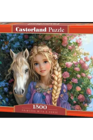 Princess with a horse Puzzel Hoge Kwaliteit