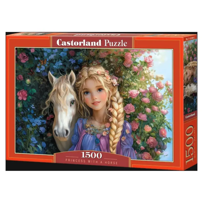 Princess with a horse Puzzel Hoge Kwaliteit