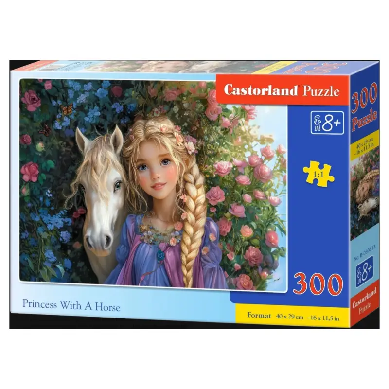 Betrouwbaar Princess with a horse Puzzel