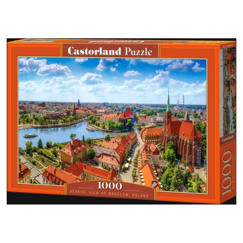 Beperkt Aanbod Aearial view of wroclaw poland Puzzel