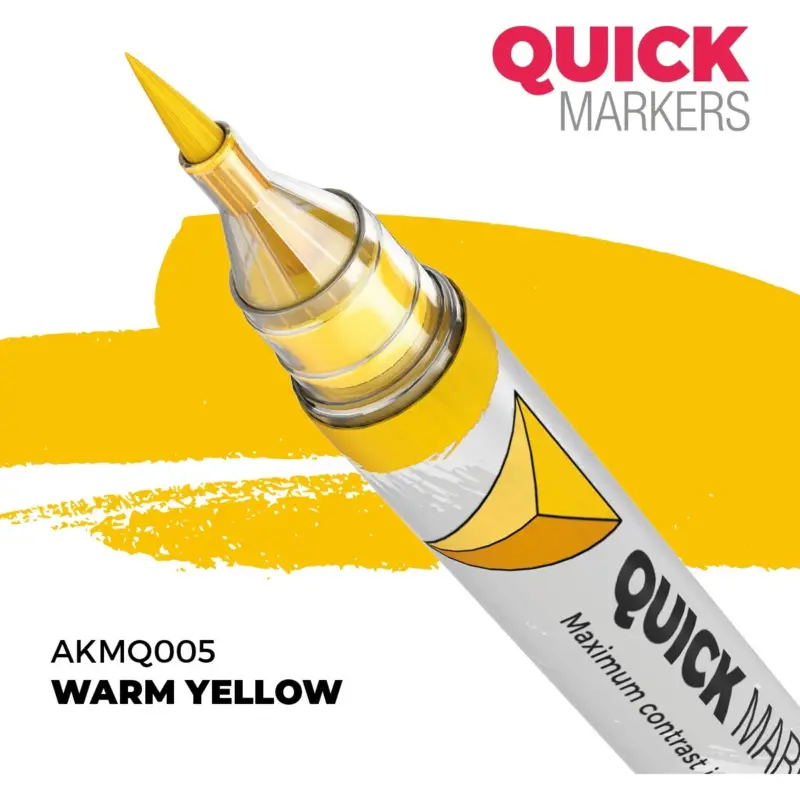 Quick markers - warm yellow Flitsaanbieding