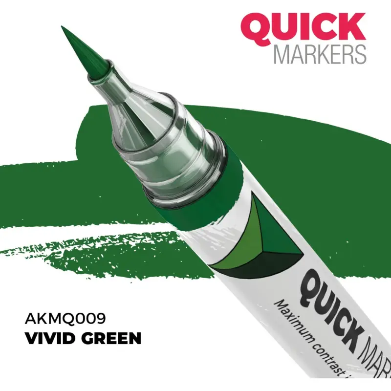 Quick markers - vivid green Dagaanbieding