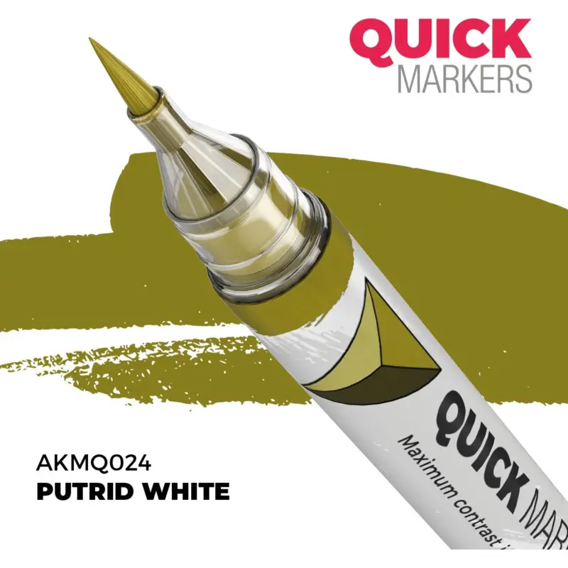 Koopje Quick markers - putrid white