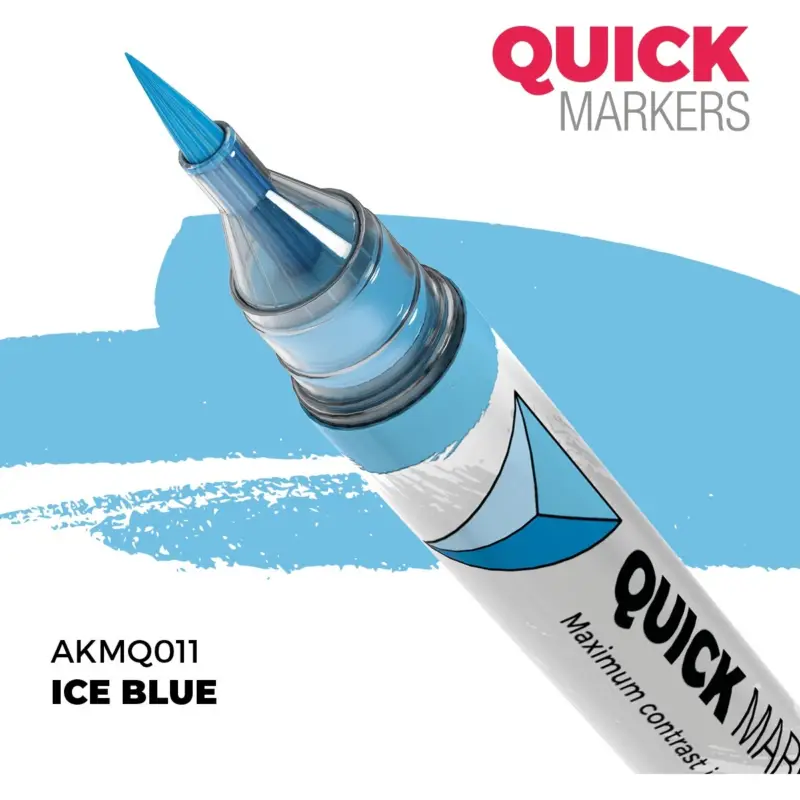 Quick markers - ice blue Gereduceerde Prijs
