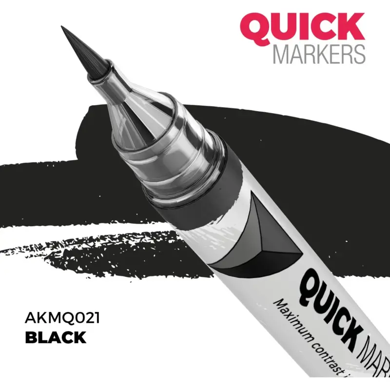 Laatste Versie Quick markers - black