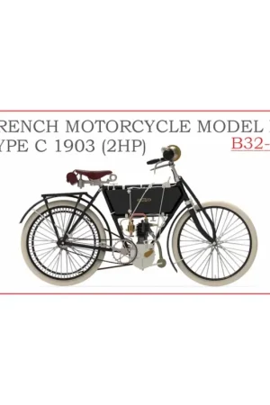 Aanbieding FRENCH MOTORCYCLE MODEL P - TYPE C 1903 (2hp) Schaalmodel