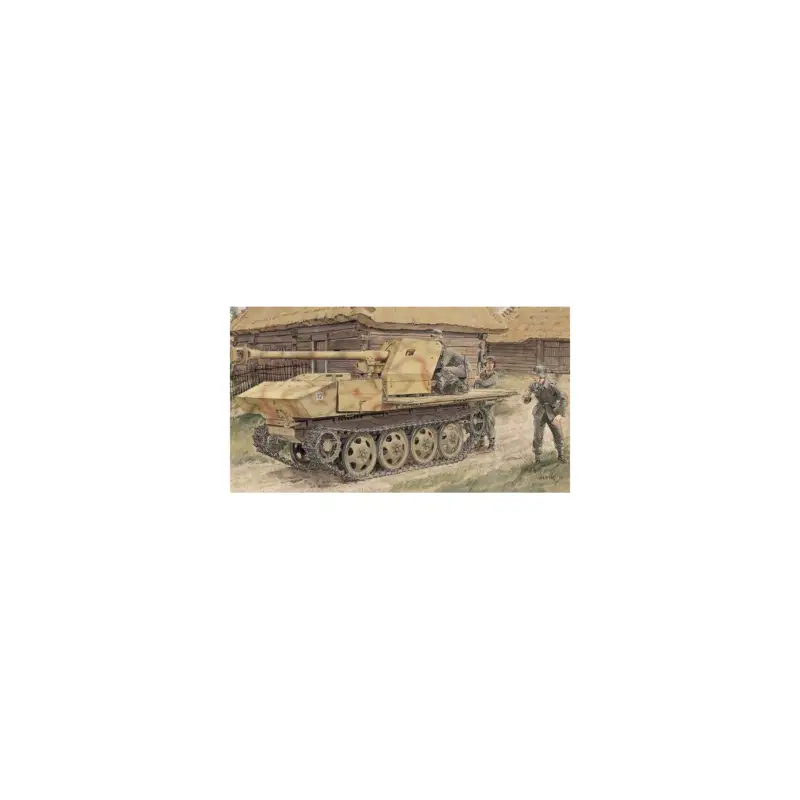 7.5cm pak 40/4 auf rso Schaalmodel Favoriet