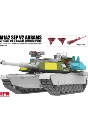 Actieprijs M1a2 sep v2 abrams with trophy aps & crows lp workable tracks Schaalmodel