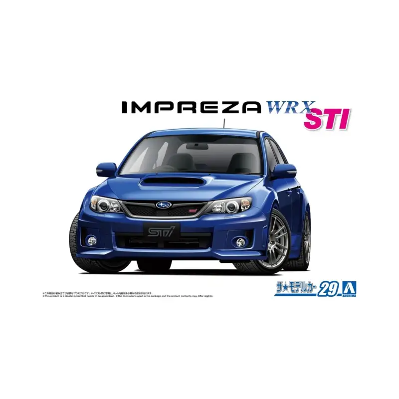 Gratis Retour Subaru grb impreza wrx sti'10 Schaalmodel