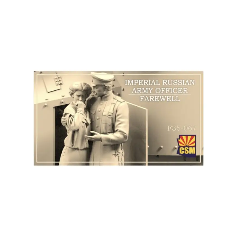 Koop Online Imperial russian army officer farewell Figuren