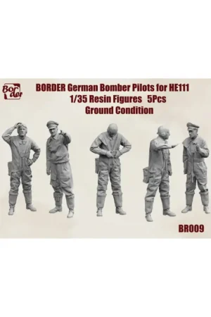 German bomber pilots for he111 (5pcs) Figuren Beperkt Aanbod