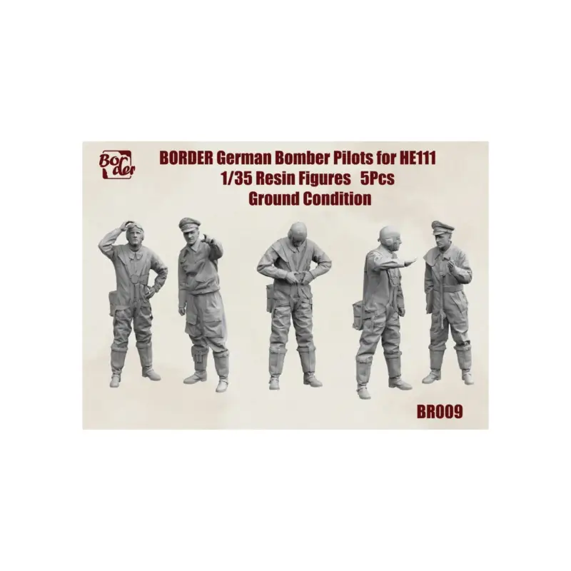 German bomber pilots for he111 (5pcs) Figuren Beperkt Aanbod