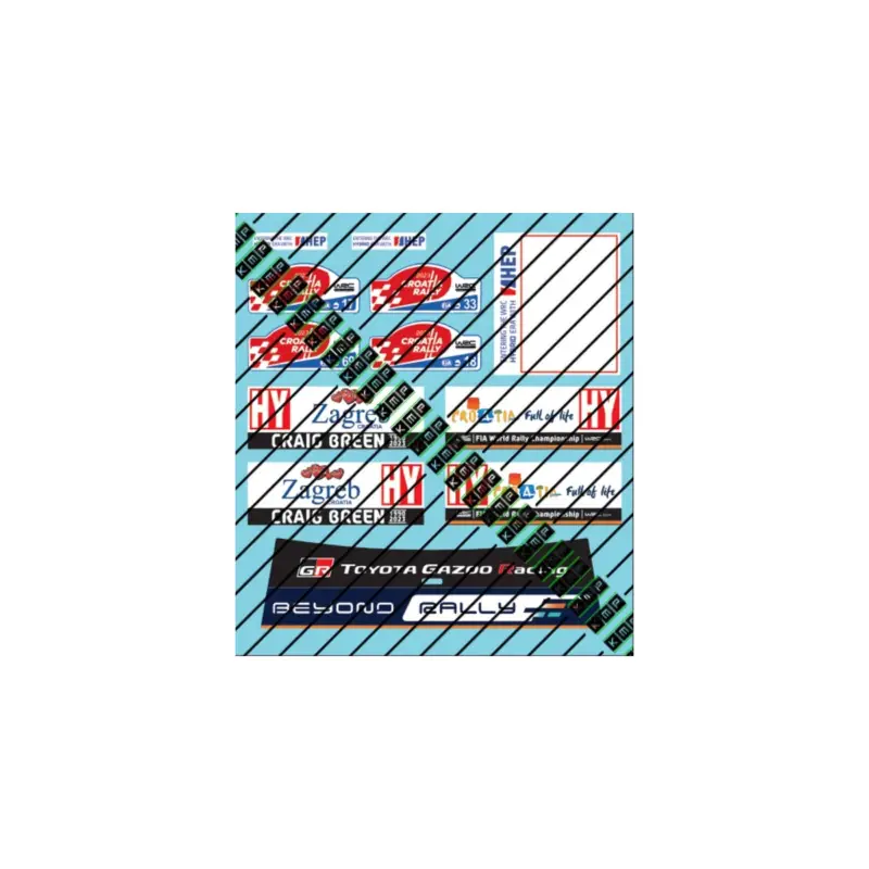 Finale Uitverkoop Toyota yaris rally1 2023 croatia rally