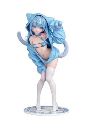 Bestel Nu Virtual illustrator Kanzarin Figure 1/6 kanzarin-chan: Cat-Eared Hoodie Ver. 26cm