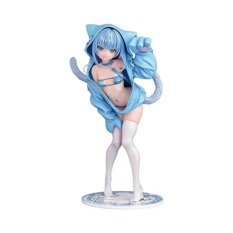 Bestel Nu Virtual illustrator Kanzarin Figure 1/6 kanzarin-chan: Cat-Eared Hoodie Ver. 26cm