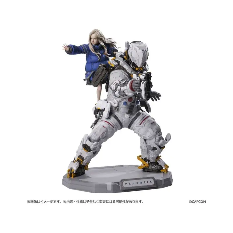 Pragmata Capcom Figure Builder Creator's Model Hugh & Diana Figure 28cm Figuurtje Nieuw