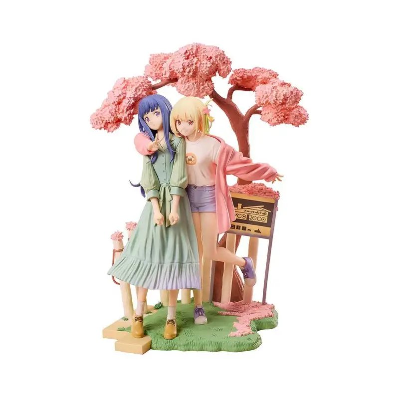 Lycoris Recoil pack 2 PVC figures Chisato Nishikigi & Takina Inoue Spring Ver. 25cm Figuurtje Weekendaanbieding