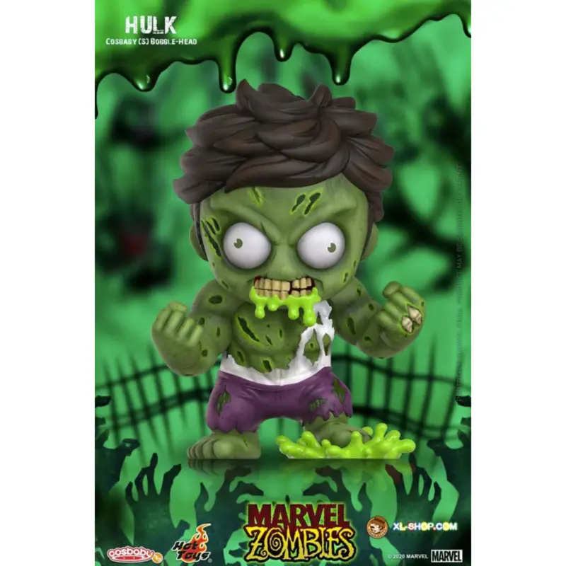 MARVEL - Cosbaby - Wave 4 - Hulk Zombie Figuurtje Nieuw