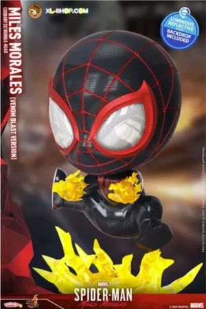 SPIDERMAN - Cosbaby - Wave 4 - Miles Morales Venom Blast Version Figuurtje Laatste Versie