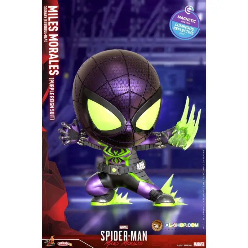 SPIDERMAN - Cosbaby - Wave 5 - Miles Morales Purple Reign Suit Figuurtje Beste Prijs