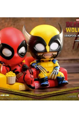 Op = Op MARVEL - Cosbaby - Wave 5 - Deadpool & Wolverine Masked Figuurtje