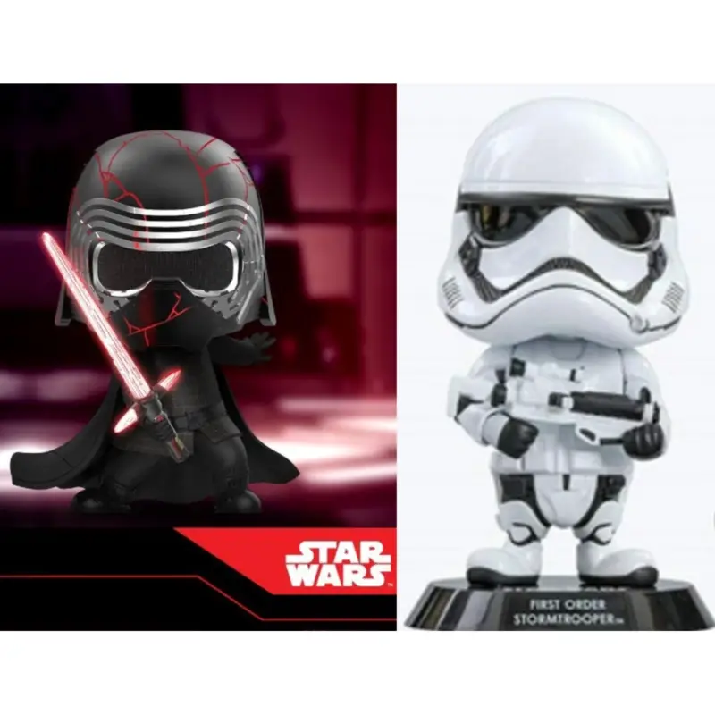 Tijdelijk Beschikbaar STAR WARS - Cosbaby - Wave 2 - Kylo Ren & First Order Stormtrooper Set Figuurtje