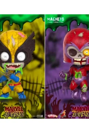 MARVEL - Cosbaby - Wave 1 - Wolverine & Magneto Zombies Set Figuurtje Weekendaanbieding